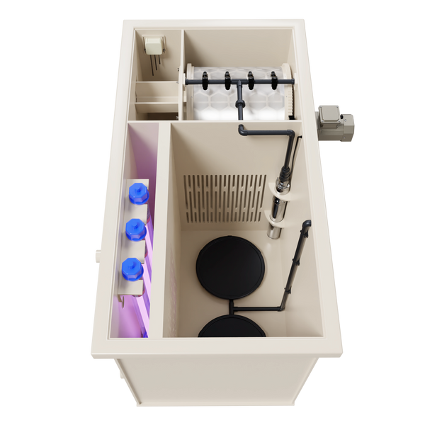 Комбинированный барабанный фильтр CrawTec DFC-UV-20 c УФ DFC-UV-20 фото